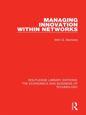 cover image of Managing Innovation Within Networks